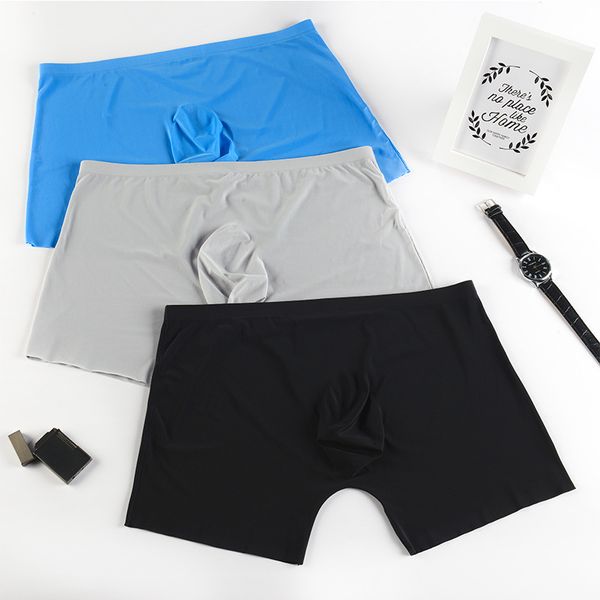 one piece ice silk men's underwear nylon traceless quick drying boxers transparent youth breathable middle waist, Black;white
one piece ice silk men's underwear nylon traceless quick drying boxers transparent youth breathable middle waist, Black;white