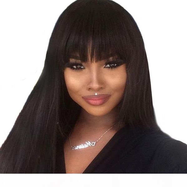 hd lace frontal wig with bangs long straight malaysian virgin transparent lacefront glueless pre plucked african american human hair wigs, Black;brown
hd lace frontal wig with bangs long straight malaysian virgin transparent lacefront glueless pre plucked african american human hair wigs, Black;brown