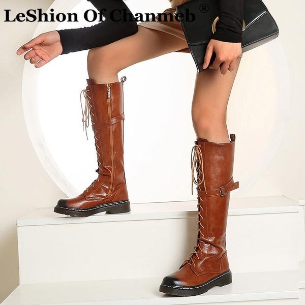 quality pu leather knee high boots for ladies metal buckle belt lace up zipper long combat boots women female boot shoe1, Black
quality pu leather knee high boots for ladies metal buckle belt lace up zipper long combat boots women female boot shoe1, Black