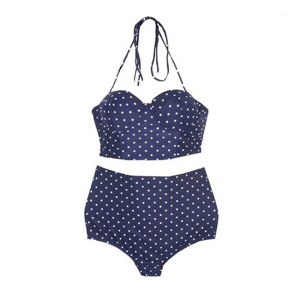 bikinis set swimwear women bikini 2021 dot print simple high waist halter cross strap bandage split swimsuit1
bikinis set swimwear women bikini 2021 dot print simple high waist halter cross strap bandage split swimsuit1