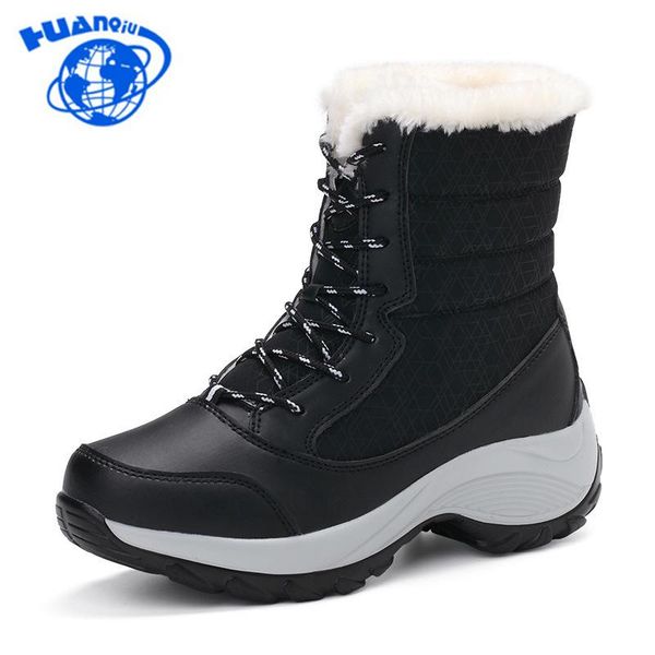 huanqiu women boots non-slip waterproof winter ankle snow boots women platform winter shoes thick fur botas mujer jh271, Black
huanqiu women boots non-slip waterproof winter ankle snow boots women platform winter shoes thick fur botas mujer jh271, Black
