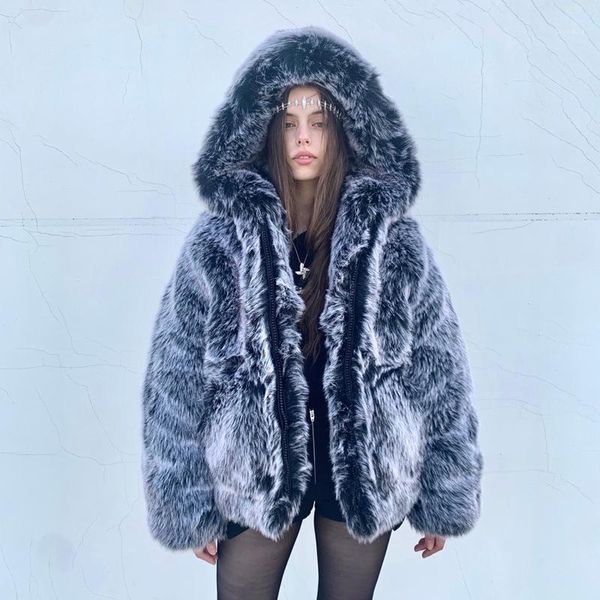 temperament 11.17 winter fashion hooded coat women keep warm gradient zipper faux fur outerwear1, Black
temperament 11.17 winter fashion hooded coat women keep warm gradient zipper faux fur outerwear1, Black
