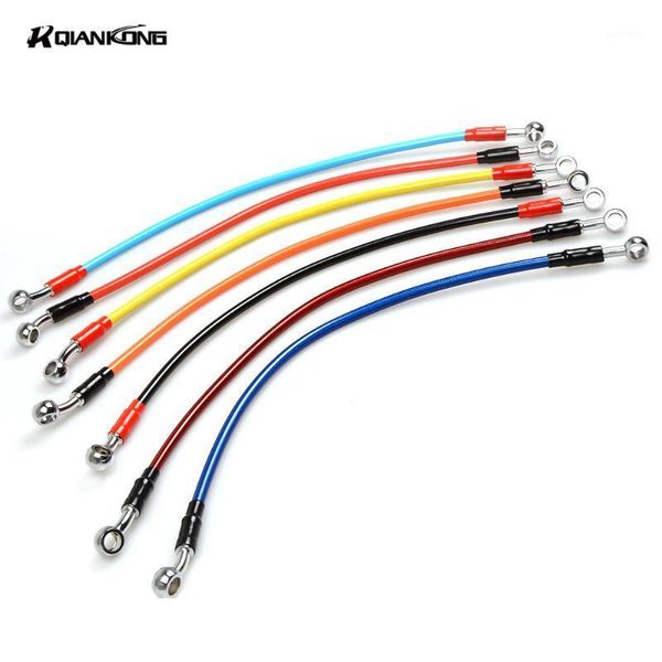 450mm universal motorcycle brake oil hose line pipe hydraulic reinforced stainless steel braided fit atv dirt pit bike racing mx1
450mm universal motorcycle brake oil hose line pipe hydraulic reinforced stainless steel braided fit atv dirt pit bike racing mx1