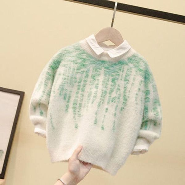 pullover 2-10y toddler kids velvet knitted sweater warm autumn winter baby girls long sleeve outwear boys clothing, Blue
pullover 2-10y toddler kids velvet knitted sweater warm autumn winter baby girls long sleeve outwear boys clothing, Blue