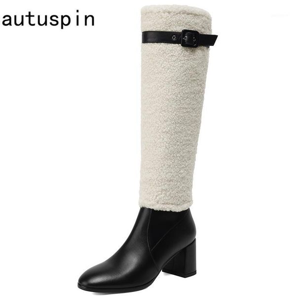 fashion ladies genuine leather long boots 2021 winter side zipper thick heels fashion party wedding prom dual use shoes women1, Black
fashion ladies genuine leather long boots 2021 winter side zipper thick heels fashion party wedding prom dual use shoes women1, Black