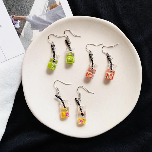 dangle & chandelier timlee e069 personality originality bubble kiwifruit beverage drop earrings jewelry wholesale, Silver
dangle & chandelier timlee e069 personality originality bubble kiwifruit beverage drop earrings jewelry wholesale, Silver