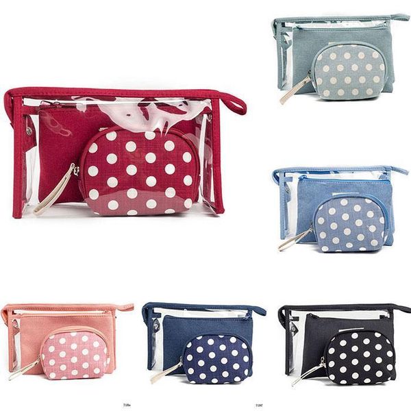 cosmetic bags & cases lady make up bag women pvc waterproof travel toiletry dots 3pcs/set fashion organize storage beauty1
cosmetic bags & cases lady make up bag women pvc waterproof travel toiletry dots 3pcs/set fashion organize storage beauty1