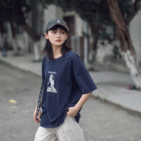 yj1uv homemade students male summer cartoon astronauts ins 2020 and female t-shirt half sleeve short sleeve versatile couple t-shirt 50tr4, White
yj1uv homemade students male summer cartoon astronauts ins 2020 and female t-shirt half sleeve short sleeve versatile couple t-shirt 50tr4, White