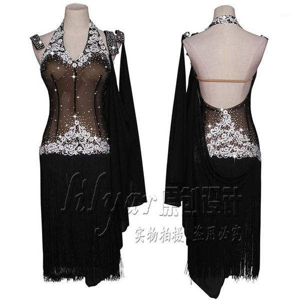 black latin dance dress women sparkly rhinestones embroidery mesh tassel tango samba ballroom competition dance costume1, Black;red
black latin dance dress women sparkly rhinestones embroidery mesh tassel tango samba ballroom competition dance costume1, Black;red
