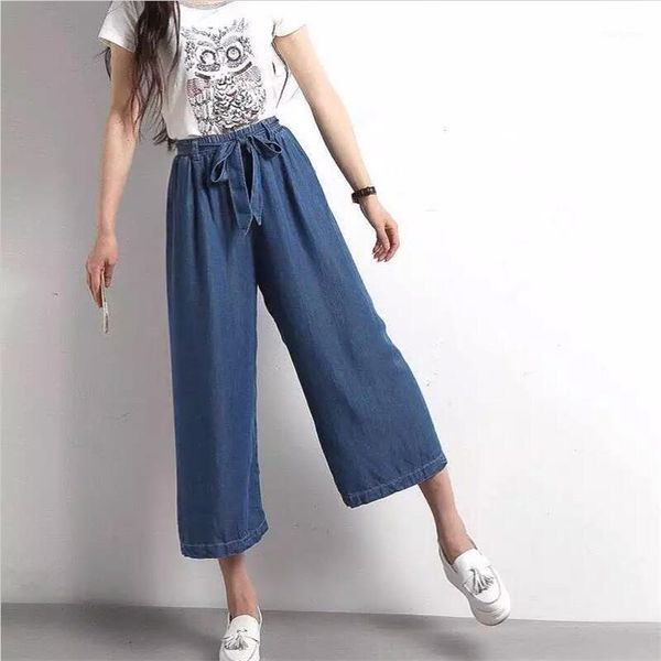2020 woman summer sweet girl casual loose wide sashes drawstring pants high waist wide leg jeans pants vestido plus size -7xl1, Blue
2020 woman summer sweet girl casual loose wide sashes drawstring pants high waist wide leg jeans pants vestido plus size -7xl1, Blue