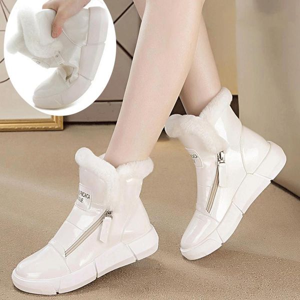 winter velvet snow boots women's sneakers 2020 new fashion waterproof female boots white warm casual cotton shoes ankle, Black
winter velvet snow boots women's sneakers 2020 new fashion waterproof female boots white warm casual cotton shoes ankle, Black