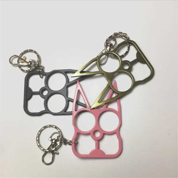 couple knuckles self defense keychain zinc alloy cat broken window tools car key chain personal safty key ring charm bag keychains 3 colors, Silver
couple knuckles self defense keychain zinc alloy cat broken window tools car key chain personal safty key ring charm bag keychains 3 colors, Silver