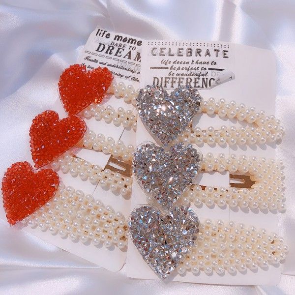 crystal hair clips fashion large peal bb barrettes decorative bling heart hairpins for wedding bridal valentine's day gift kimter-c448f
crystal hair clips fashion large peal bb barrettes decorative bling heart hairpins for wedding bridal valentine's day gift kimter-c448f