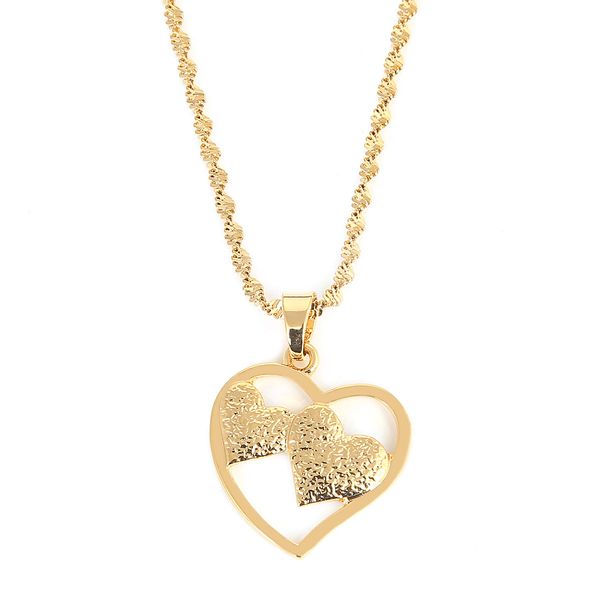 fashion heart pendants chokers necklaces women gold color african jewelry accessories, Silver
fashion heart pendants chokers necklaces women gold color african jewelry accessories, Silver