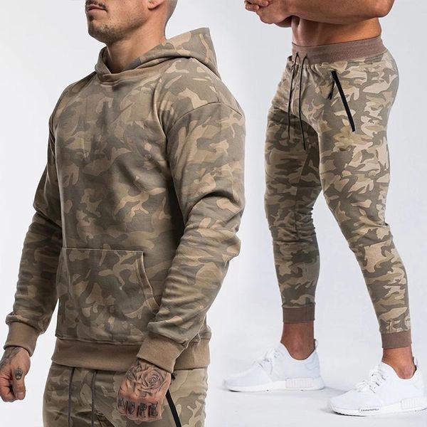 autumn winter 2 piece men's sets long sleeve hooded sweatshirts+camouflage jogging pants male outdoor tracksuit sport suit, Gray
autumn winter 2 piece men's sets long sleeve hooded sweatshirts+camouflage jogging pants male outdoor tracksuit sport suit, Gray