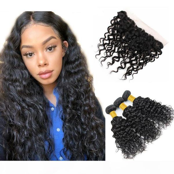 remy human hair bundles with closure water wave virgin remy human hair 3 bundles with 13x4 lace closure, Black;brown
remy human hair bundles with closure water wave virgin remy human hair 3 bundles with 13x4 lace closure, Black;brown
