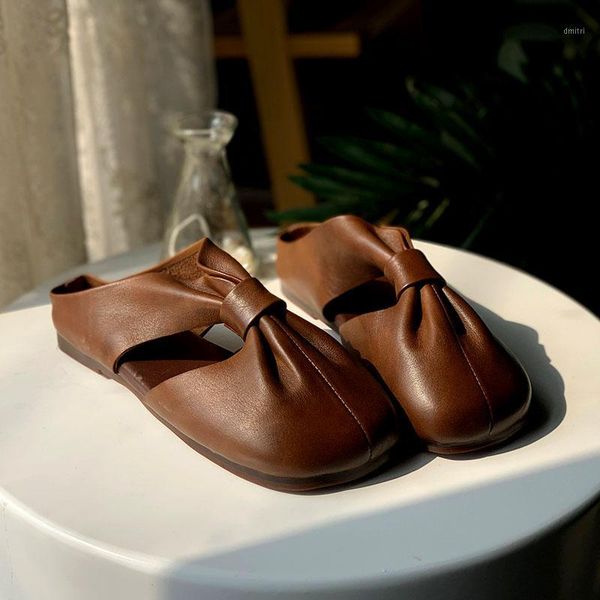 tayunxing handmade shoes genuine leather women hollow outside lady flat slippers summer soft comfort closed toe 609-181, Black
tayunxing handmade shoes genuine leather women hollow outside lady flat slippers summer soft comfort closed toe 609-181, Black