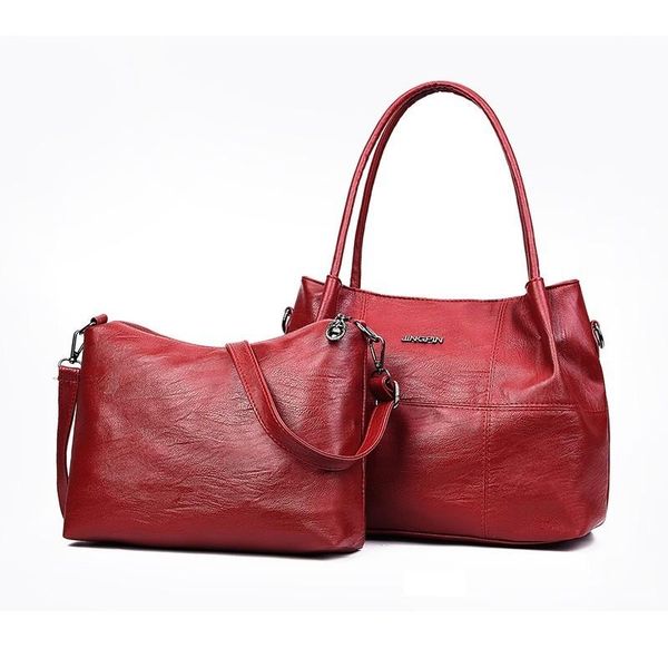 2pc/s women leather handbags sac a main purses and handbags 2020 female leather shoulder bag vintage handle bag
2pc/s women leather handbags sac a main purses and handbags 2020 female leather shoulder bag vintage handle bag
