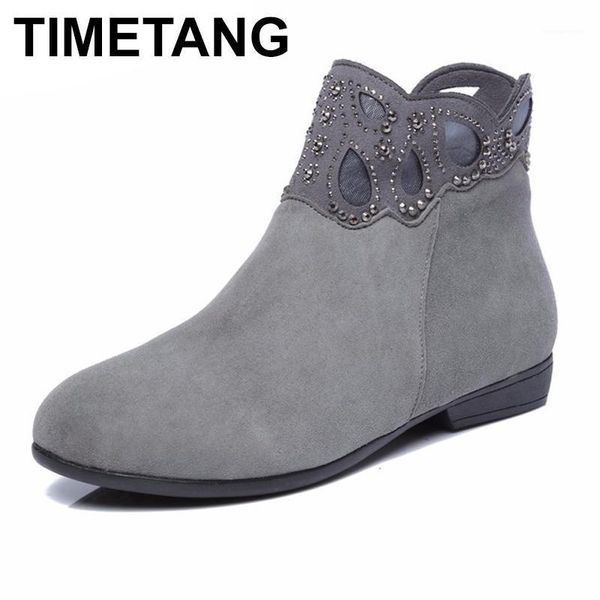 boots timetang flat boot women genuine leather ankle warm winter cow suede low heels booties fashion spring ladies shoe big size1, Black
boots timetang flat boot women genuine leather ankle warm winter cow suede low heels booties fashion spring ladies shoe big size1, Black
