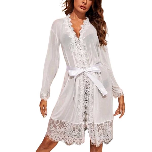 new fashion female thin night, white long sleeve deep v-neck lace hem nightwear, s/ / l/ xl/ xxl wholesale, Black;white
new fashion female thin night, white long sleeve deep v-neck lace hem nightwear, s/ / l/ xl/ xxl wholesale, Black;white