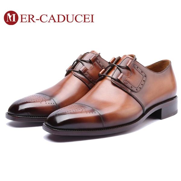 dress shoes derby men genuine leather handmade vintage retro office formal party wedding shoe, Black
dress shoes derby men genuine leather handmade vintage retro office formal party wedding shoe, Black