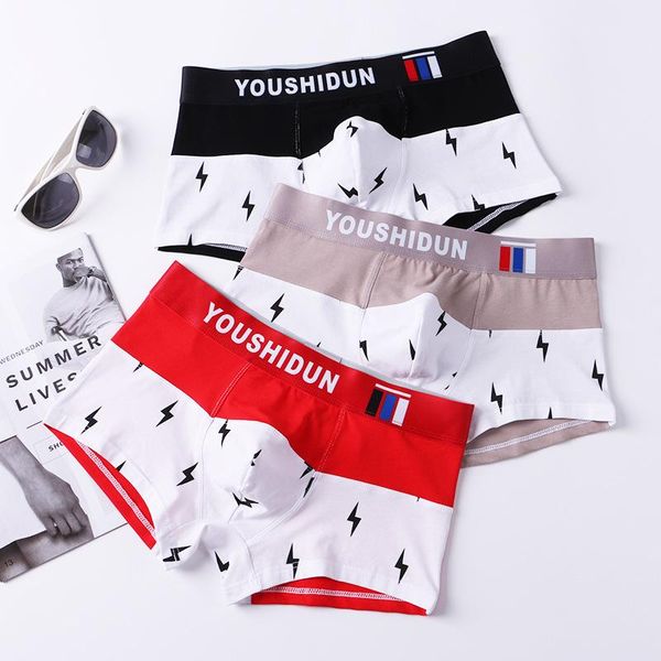 underpants fashion mens underwear boxers low waist sports short trunks cotton, Black;white
underpants fashion mens underwear boxers low waist sports short trunks cotton, Black;white