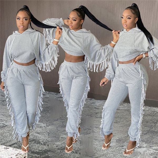 winter hoodies tassel casual 2 piece tracksuits solid color designer women sweatsuit clothing s-2xl set long sleeve 4112 pants outfits bqgf, Black
winter hoodies tassel casual 2 piece tracksuits solid color designer women sweatsuit clothing s-2xl set long sleeve 4112 pants outfits bqgf, Black