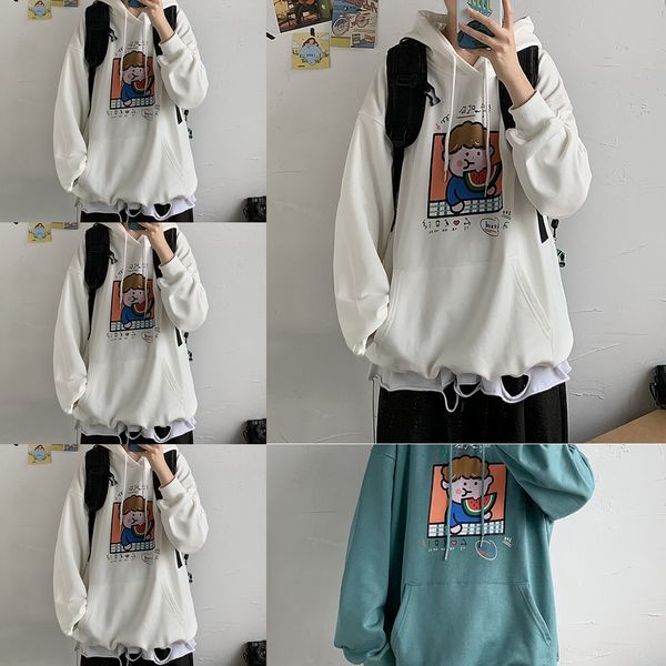hooded sweater men's autumn wear loose and handsome trend casual sweatercoat sweatercoat korean fashion brand versatile couple's h, Black
hooded sweater men's autumn wear loose and handsome trend casual sweatercoat sweatercoat korean fashion brand versatile couple's h, Black
