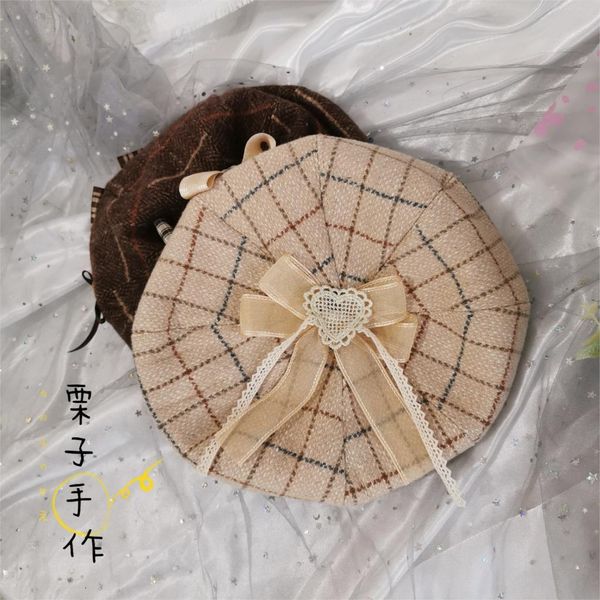 lolita beret cute autumn and winter soft girl pumpkin hat lolita small things 201026, Blue;gray
lolita beret cute autumn and winter soft girl pumpkin hat lolita small things 201026, Blue;gray