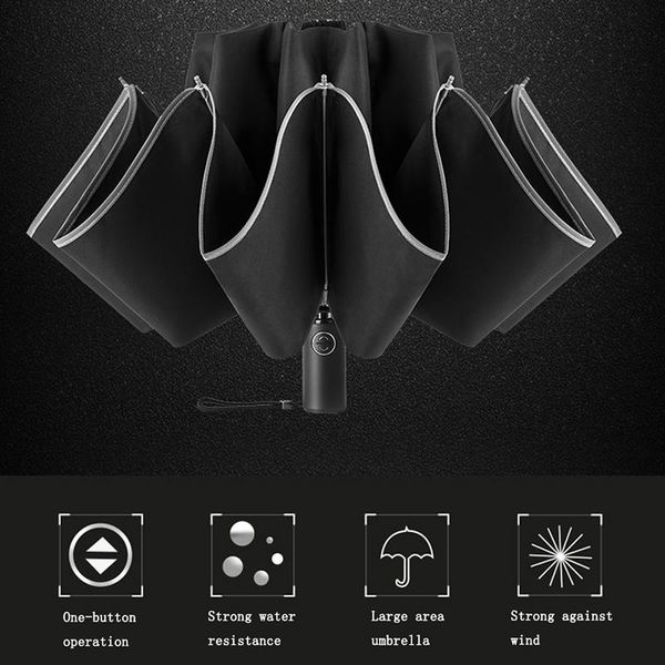 matic зонт обратный складной бизнес зонт с светоотражающие полоски 3 fold umbrella обратный складной водонепроницаемый bbyomr lg2010
matic зонт обратный складной бизнес зонт с светоотражающие полоски 3 fold umbrella обратный складной водонепроницаемый bbyomr lg2010
