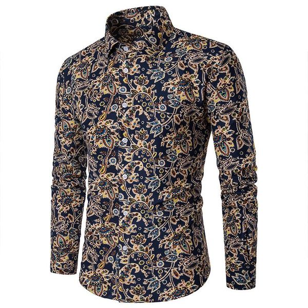 men's casual shirts long-sleeved shirt print pattern wear long sleeve shirt., White;black
men's casual shirts long-sleeved shirt print pattern wear long sleeve shirt., White;black
