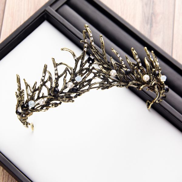 bride dark crown headdress black net red 18-year-old ceremony live wedding hair ornament, Silver
bride dark crown headdress black net red 18-year-old ceremony live wedding hair ornament, Silver