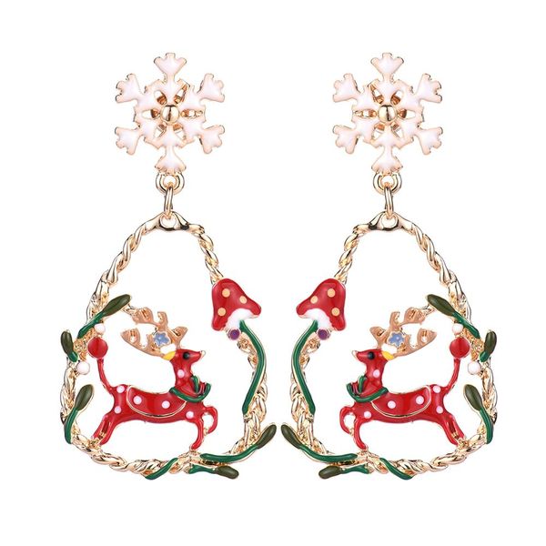 women earrings jewelry charm red enamel star drop earrings for women new arrival christmas fawn snow dangle earring bohemian, Silver
women earrings jewelry charm red enamel star drop earrings for women new arrival christmas fawn snow dangle earring bohemian, Silver