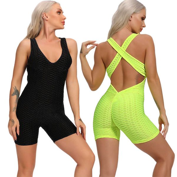jumpsuit sleeveless backcross short bodysuit fitness women sport suit jacquard backless tracksuit gym workout sportswear, Black;white
jumpsuit sleeveless backcross short bodysuit fitness women sport suit jacquard backless tracksuit gym workout sportswear, Black;white