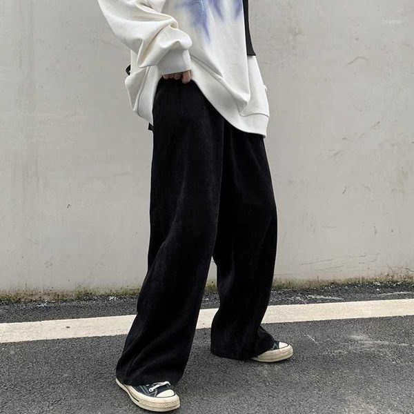 men's pants goohojio 2021 oversized high waist men casual wide leg corduroy trousers vintage elastic waist1, Black
men's pants goohojio 2021 oversized high waist men casual wide leg corduroy trousers vintage elastic waist1, Black