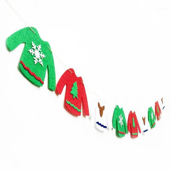 zljq christmas home decorations christmas banner non-woven fabrics hanging bunting garland banner string party flag 75d1
zljq christmas home decorations christmas banner non-woven fabrics hanging bunting garland banner string party flag 75d1