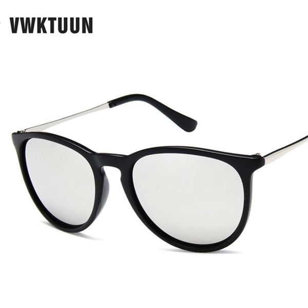 sunglasses vwktuun women men brand designer cat eye sun glasses for female metal frame uv400 mirror vintage eyewear, White;black
sunglasses vwktuun women men brand designer cat eye sun glasses for female metal frame uv400 mirror vintage eyewear, White;black