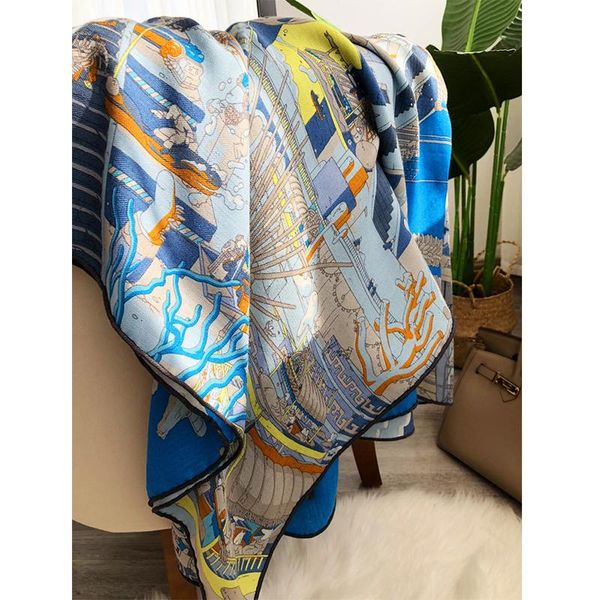 30% silk 70% cashmere scarf women fashion 140*140 arge square scarf autumn winter lady beach travel party shawl, Blue;gray
30% silk 70% cashmere scarf women fashion 140*140 arge square scarf autumn winter lady beach travel party shawl, Blue;gray