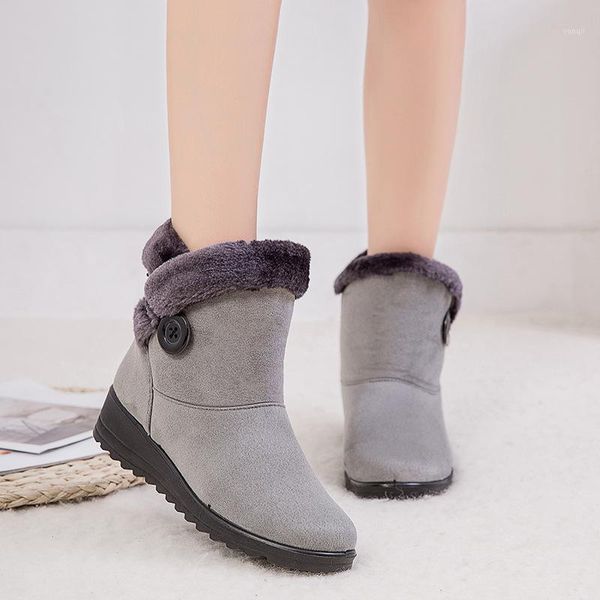 boots winter women ankle female snow fur warm waterproof shoes wedge ladies non-slip plus size 431, Black
boots winter women ankle female snow fur warm waterproof shoes wedge ladies non-slip plus size 431, Black