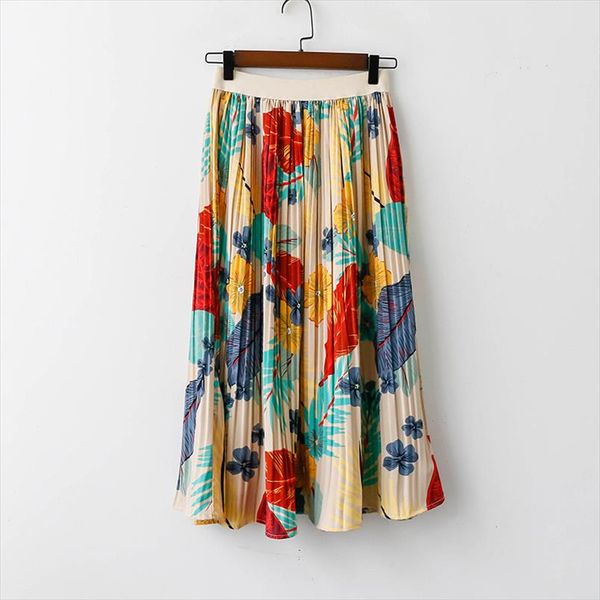 floral leaf print pleated skirt summer 2019 korean fashion high waist a line colorful pattern casual long skirts mujer faldas, Black
floral leaf print pleated skirt summer 2019 korean fashion high waist a line colorful pattern casual long skirts mujer faldas, Black