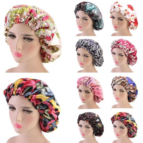 beanie/skull caps women satin night sleep cap hair bonnet hat silk head cover printed elastic band headscarf nightcap beanie care wrap, Blue;gray
beanie/skull caps women satin night sleep cap hair bonnet hat silk head cover printed elastic band headscarf nightcap beanie care wrap, Blue;gray