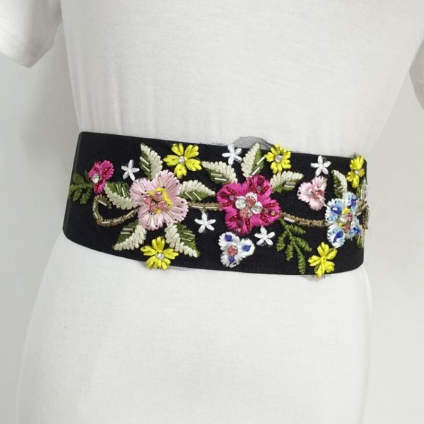 women's runway fashion embroidery elastic cummerbunds female dress corsets waistband belts decoration wide belt r1585, Black;brown
women's runway fashion embroidery elastic cummerbunds female dress corsets waistband belts decoration wide belt r1585, Black;brown