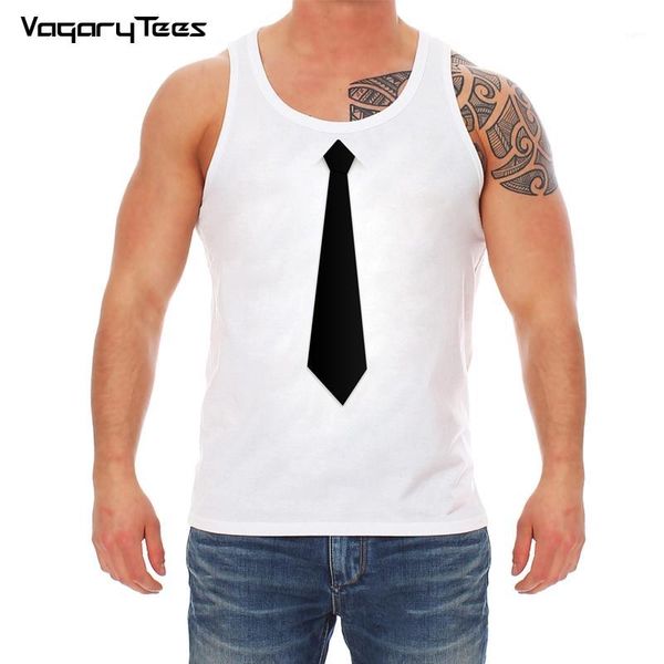 2018 summer fake suit tie print tank collection fashion funny tie clothing1, White;black
2018 summer fake suit tie print tank collection fashion funny tie clothing1, White;black