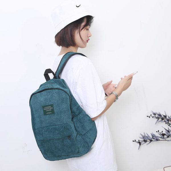 backpack style women striped corduroy female eco simple cloth bag large capacity vintage travel bags school for teenage girls
backpack style women striped corduroy female eco simple cloth bag large capacity vintage travel bags school for teenage girls