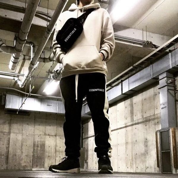 2020 correct version of bieber fog double line guard pants stitching contrast casual pants street trousers, Black
2020 correct version of bieber fog double line guard pants stitching contrast casual pants street trousers, Black