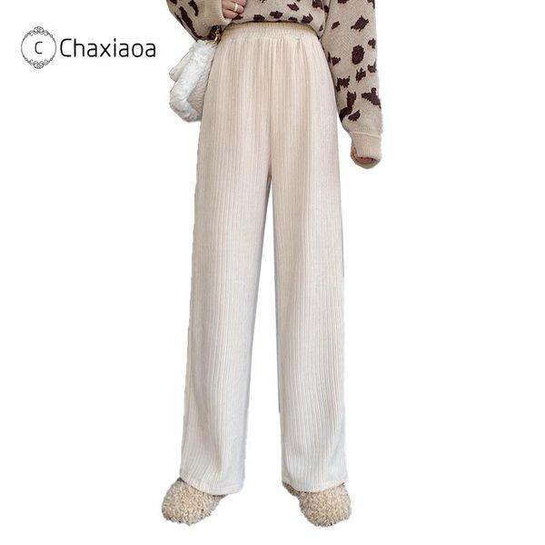chaxiaoa high waist ladies straight pants corduroy winter warm thicken solid wide leg pants korean fashion loose trousers x443, Black;white
chaxiaoa high waist ladies straight pants corduroy winter warm thicken solid wide leg pants korean fashion loose trousers x443, Black;white