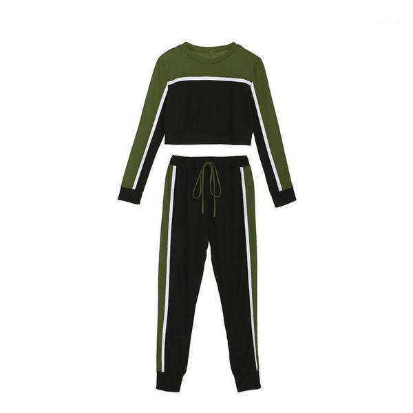 running sets women autumn long sleeve o-neck 2pcs tracksuit casual hoodie sweatshirt pants set gym sport outfits1, Black;blue
running sets women autumn long sleeve o-neck 2pcs tracksuit casual hoodie sweatshirt pants set gym sport outfits1, Black;blue