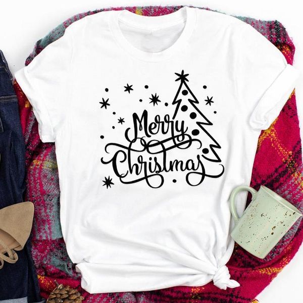 merry christmas tree snow print t shirt women short sleeve o neck loose tshirt summer women tee shirt camisetas mujer, White
merry christmas tree snow print t shirt women short sleeve o neck loose tshirt summer women tee shirt camisetas mujer, White