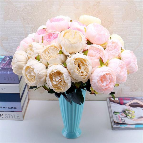 1 bouquet 7 head vintage artificial peony silk flowers bouquet for christmas home wedding new year decoration bride /c
1 bouquet 7 head vintage artificial peony silk flowers bouquet for christmas home wedding new year decoration bride /c