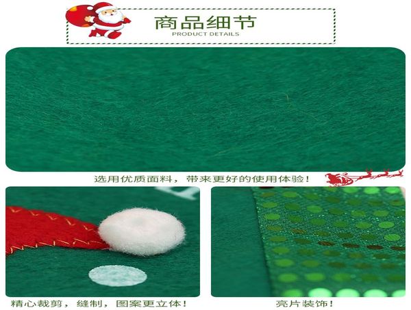 luanqi natale 2020 рождество бутылки вина обложка бутылки вина мешок ткани шампанского хранения сумка блесток украшения xmas dinner party bb
luanqi natale 2020 рождество бутылки вина обложка бутылки вина мешок ткани шампанского хранения сумка блесток украшения xmas dinner party bb